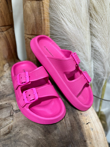 Pink Double Strap Sandal