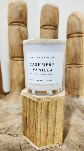 Cashmere Vanilla Scented Candle