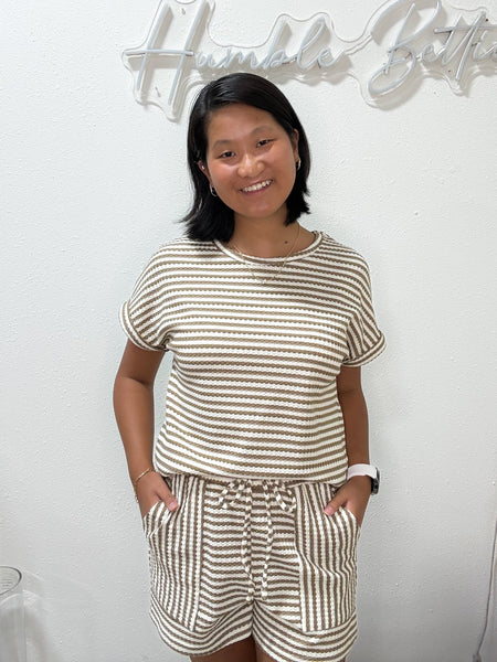 Cappuccino & Cream Crochet Lounge Set
