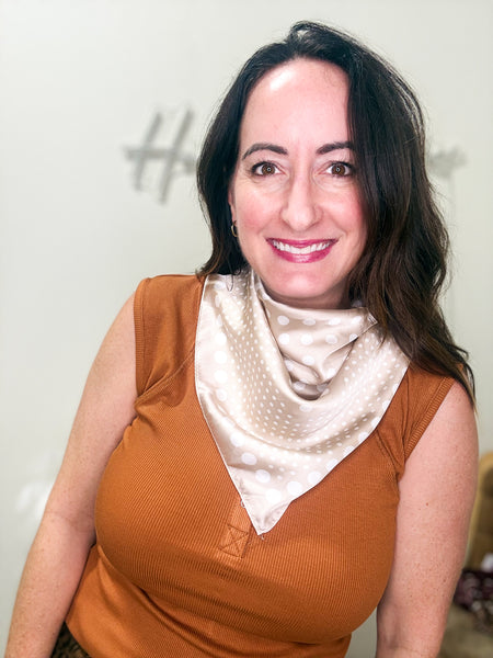 Satin scarf