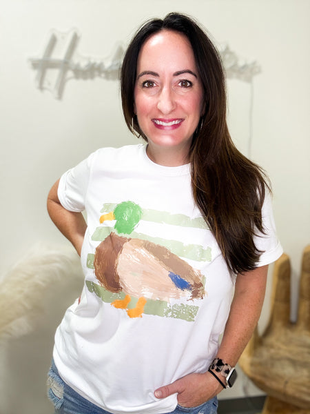 Watercolor Mallard Duck Tee