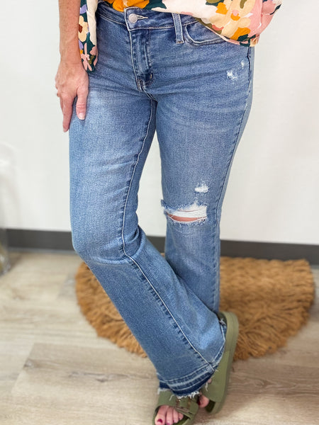 Judy Blue Bootcut Mid-rise Denim Jeans