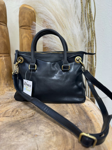 Black Mini Convertible Handbag