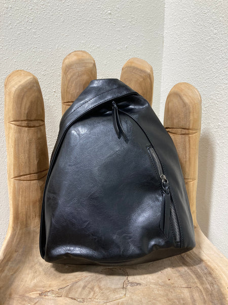 Black Sling Backpack