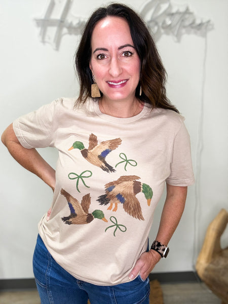 Mallard Duck Bow Tee