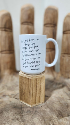 Numbers 6:24-26 Bible Verse Mug
