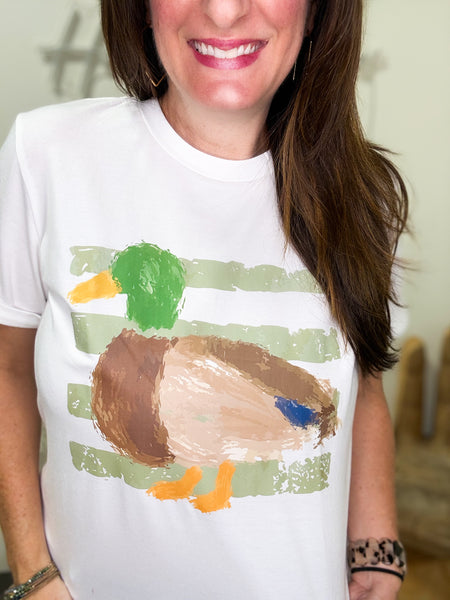 Watercolor Mallard Duck Tee