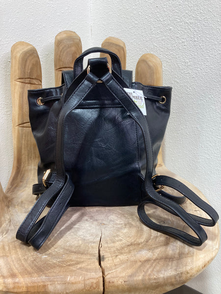 Fringe Backpack W/ Gold Hardware