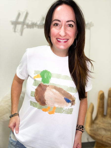 Watercolor Mallard Duck Tee