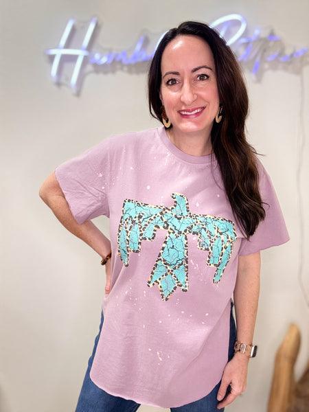 Turquoise Thunderbird Tee