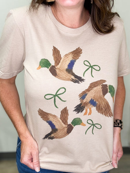 Mallard Duck Bow Tee