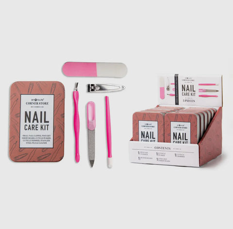 5 pc Nail Kit With Tin Case