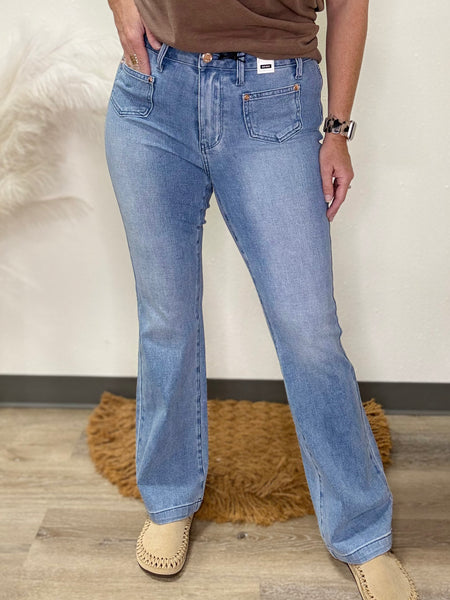 JB LW Boot Cut Mid Rise Denim