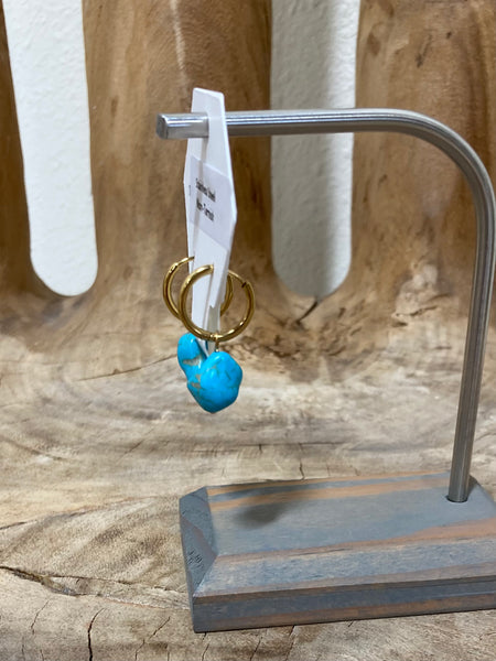 Small Dangle Turquoise Earring