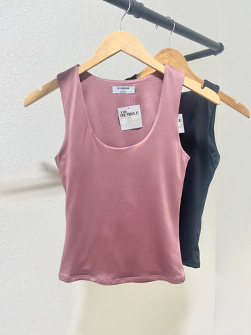 Light Mauve Fitted Tank