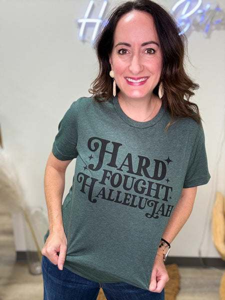 Heather Green “Hard Fought Hallelujah” Tee