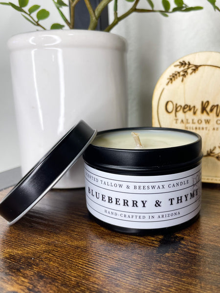 Blueberry & Thyme 4oz Candle