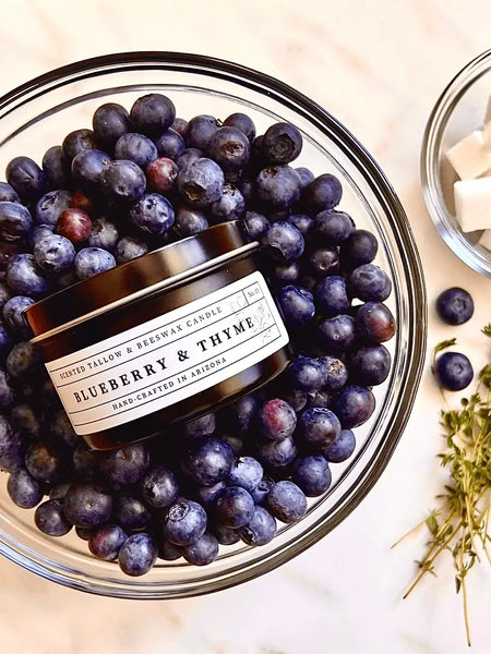 Blueberry & Thyme 4oz Candle