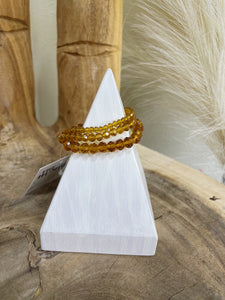 Amber Shimmer Bracelet Set