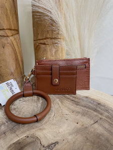 Brown Bangle Double Wallet