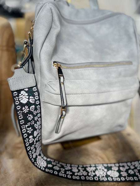 Light Grey Convertible Backpack