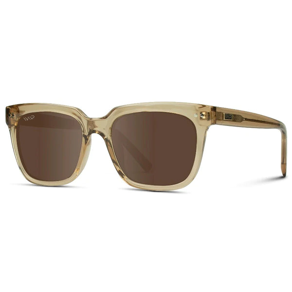 Crystal Brown Square Sunglasses