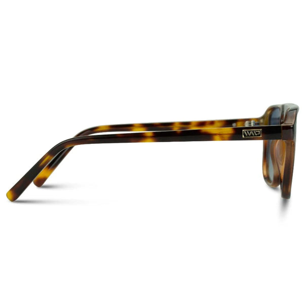 Brown Square Aviator Sunglasses