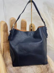Black Classic Hobo Handbag
