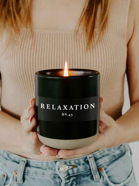 Relaxation Stone Candle